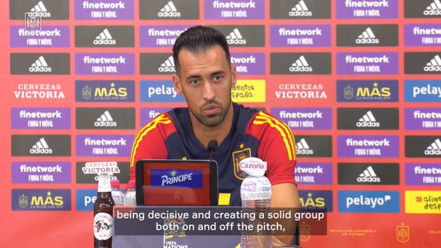 Busquets wishes Messi all the best with Argentina
