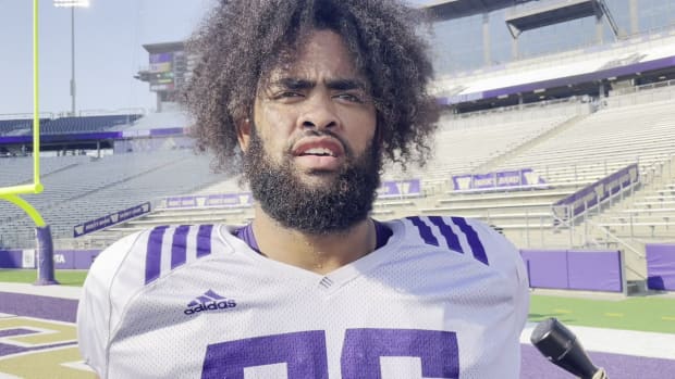 Henry Bainivalu has started 30 consecutive games for the UW, the longest streak on the team.
