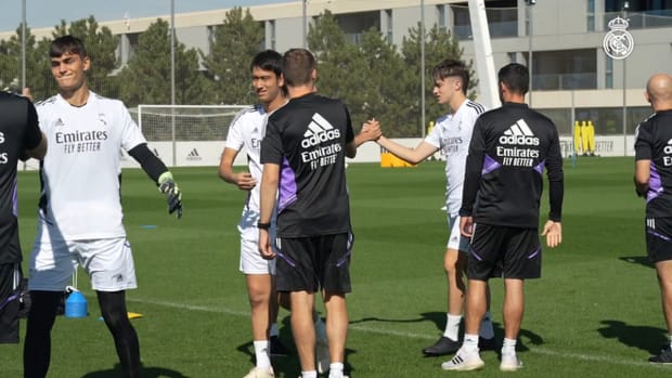 Pipi Nakai trains with Real Madrid first team