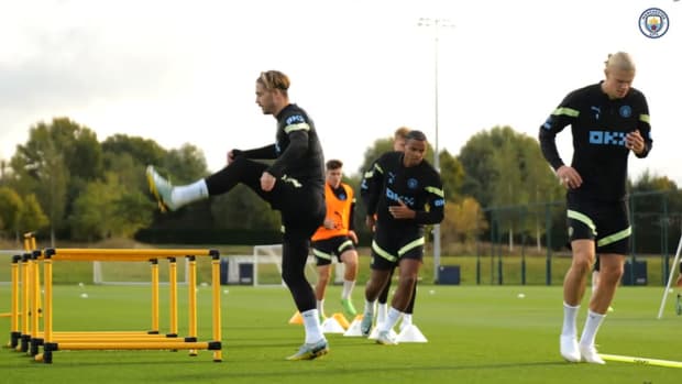 Man City stars get ready for Manchester Derby