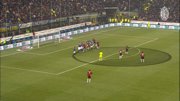 Pirlo's stunning free-kick against Inter