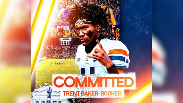 6'3" safety Trent Baker-Booker out of Indianapolis announced his commitment to the Virginia football program.