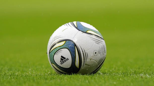Generic view of a football during the International friendly football match between Scotland and Denmark.
