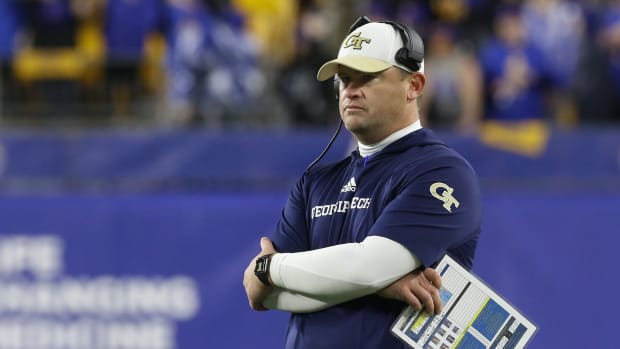 Georgia Tech interim head coach Brent Key