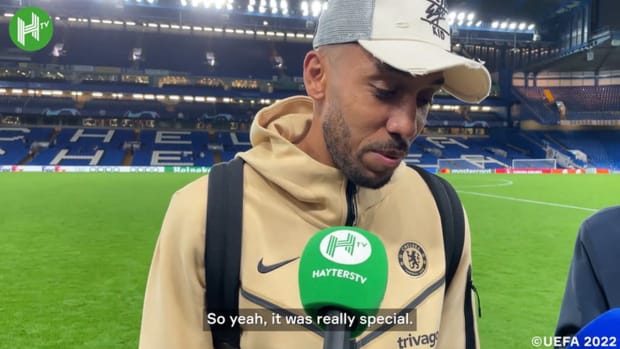 Aubameyang happy with Chelsea's reaction in the Champions League