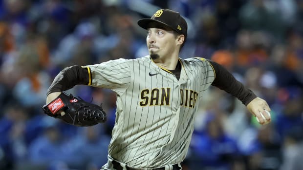 Padres pitcher Blake Snell