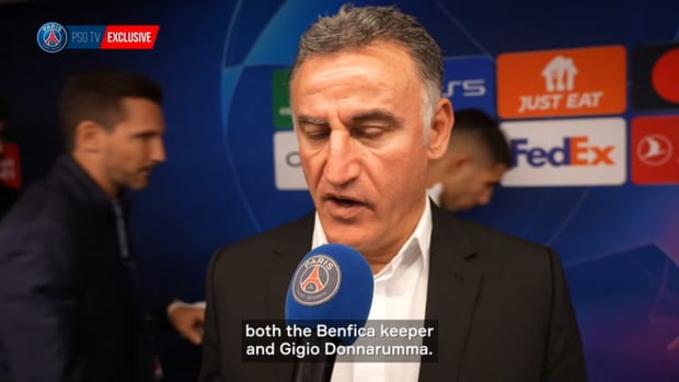 Christophe Galtier's post-match reaction after the draw against Benfica