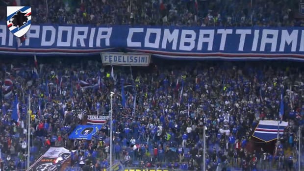 Claudio Ranieri's first Sampdoria game