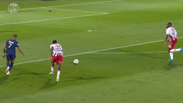 Mbappé's superb brace against Ajaccio
