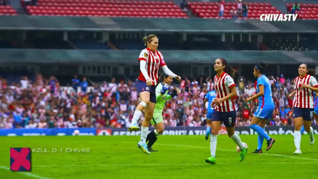 Pitchside: Cervantes' penalty vs Cruz Azul Women in the first-leg quarter-finals