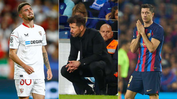 Sevilla, Atletico Madrid and Barcelona all failed to get out of their Champions League groups