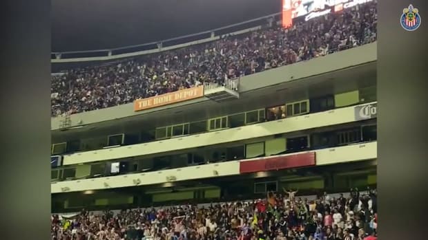Rodríguez's goal in semi-finals against América Women at Estadio Azteca