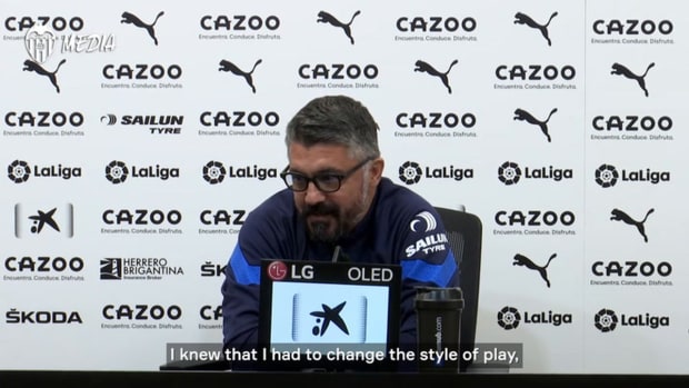Gattuso: 'When I came to Valencia, I knew I had a very difficult job'