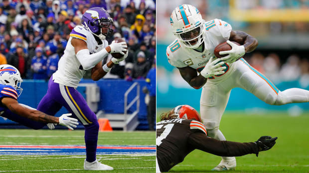 Vikings receiver Justin Jefferson and Dolphins receiver Tyreek Hill are establishing themselves as legit MVP contenders.