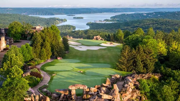 A view from the Top of the Rock Golf Course at Big Cedar Lodge in Missouri.