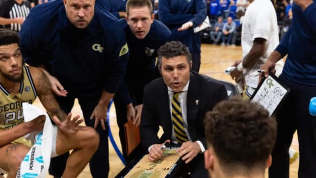 Georgia Tech head coach Josh Pastner