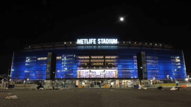 Jan 8, 2011; New York City, NY, USA; General view of the MetLife Stadium exterior.