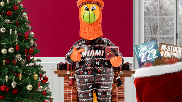 Miami Heat Holiday Mascot Bobblehead