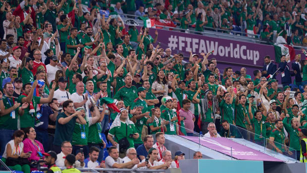 Fans o Aficion durante el partido Seleccion Nacional Mexicana (Mexico) vs Polonia,