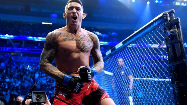 Dustin Poirier is amped up as he heads inside the UFC Octagon for a Fight Night.