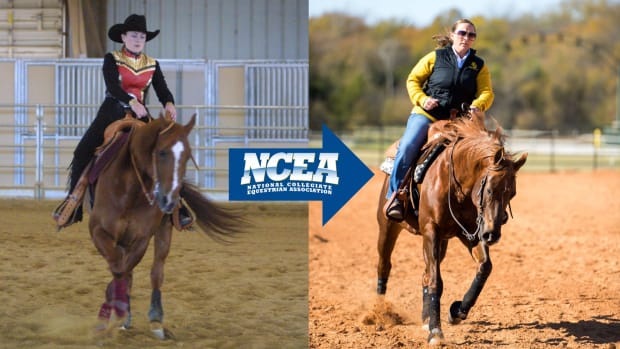 Baylor coach Casie Maxwell is one of three current head coaches at NCEA institutions who previously competed at the NCEA level. Maxwell rode competitive at Texas A&M.