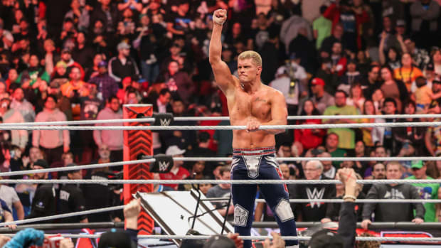 Cody Rhodes stands tall on an episode of WWE Raw.