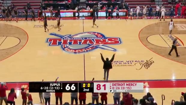 Detroit Mercy earn their first win of the season over IUPUI.