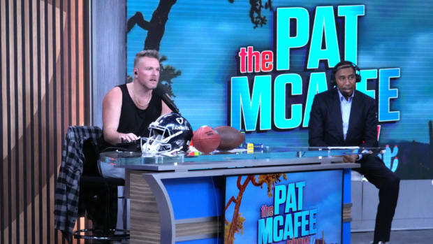 ESPN’s Stephen A. Smith appears on ‘The Pat McAfee Show.’