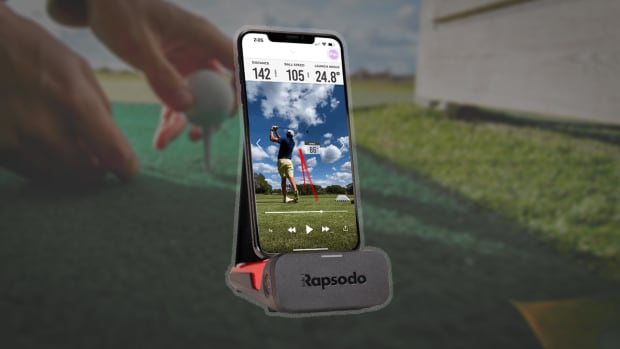 the rapsodo mobile launch monitor, seen here, is on sale at pga tour superstore
