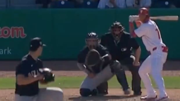 Yankees Rookie Pitcher Threw Three Filthy Strikes That Looked Like They Were Wiffle Balls   