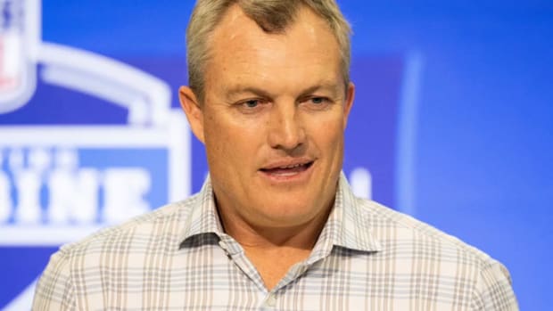 49ers GM John Lynch Answers Questions at the NFL Scouting Combine