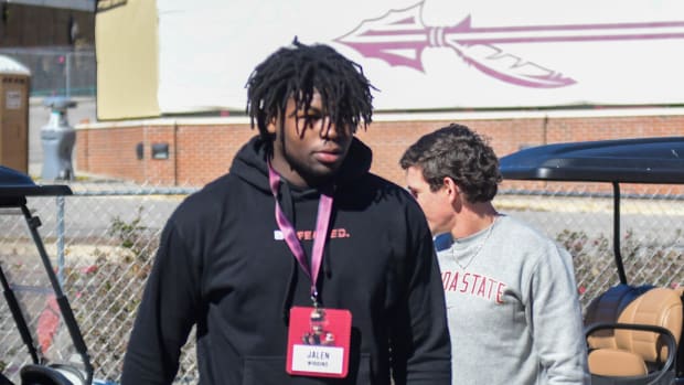 Florida State football hosted several 2025 and recruits on campus for the first Junior Day of 2024 on Jan. 20, 2024 in Tallahassee, Fla.