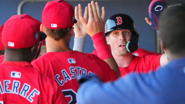Boston Red Sox infielder Nick Sogard
