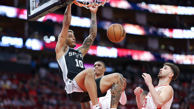 San Antonio Spurs Houston Rockets Jeremy Sochan