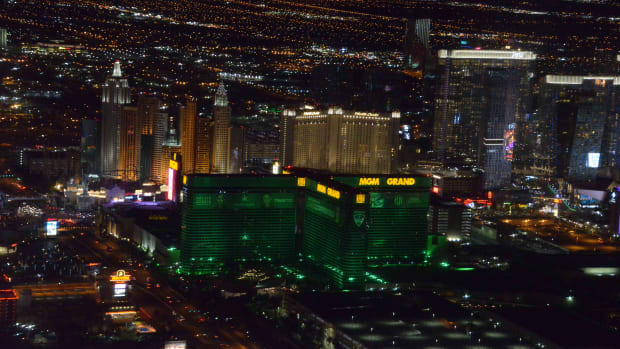 The Las Vegas skyline on May 11, 2016.