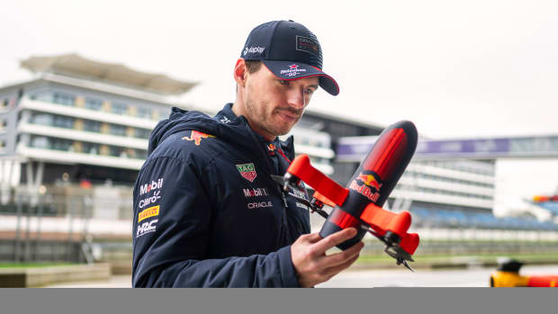 Max Verstappen and the Red Bull Drone 1 