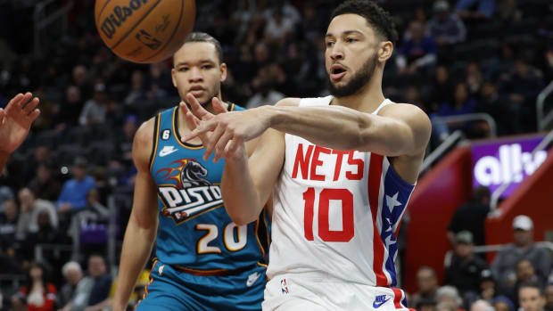 The Brooklyn Nets won't have Ben Simmons on board to face the Pistons on Thursday.