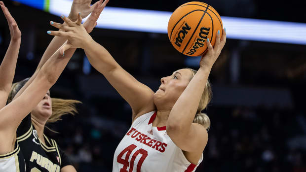 Alexis Markowski scored 12 points against the Boilermakers.
