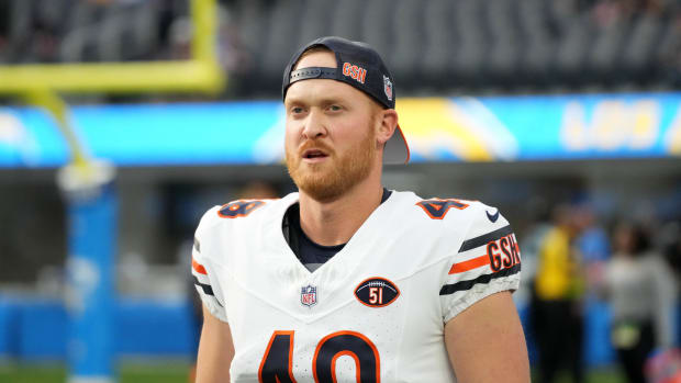 Patrick Scales is still going strong as Bears long snapper at 36 years old.