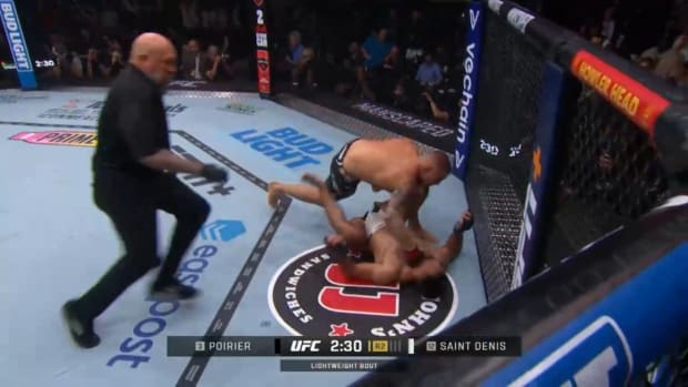 Dustin Poirier knocks out Benoit Saint-Denis UFC 299