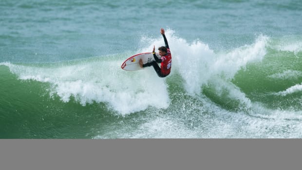 Griffin Colapinto at the MEO Rip Curl Pro Portugal