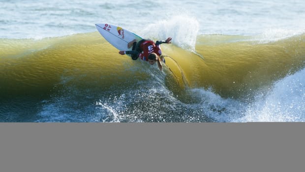 Caroline Marks at the MEO Rip Curl Pro Portugal