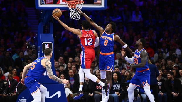 Tobias Harris lands high praise from Knicks coach Tom Thibodeau.