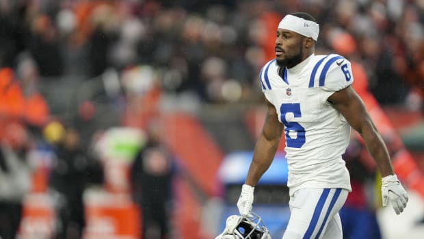 Dec 10, 2023; Cincinnati, Ohio, USA; Indianapolis Colts wide receiver Isaiah McKenzie (6) walks off the field at Paycor Stadium.