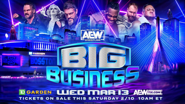 The official poster for AEW Big Business, a special episode of AEW Dynamite.