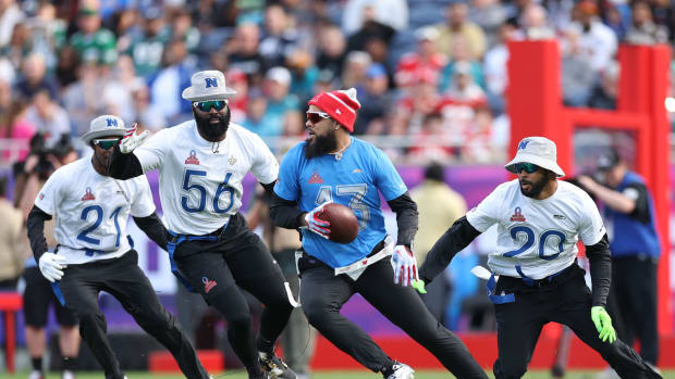 Keenan Allen gives defenses fits even in flag football, as the NFC found out here in the Pro Bowl games. Allen has been in the Pro Bowl six times.