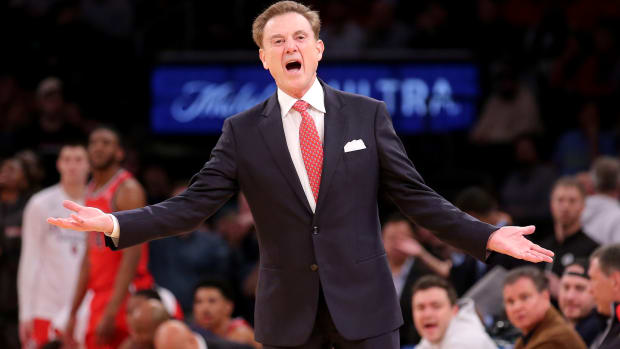 Pitino during St. John’s’s 91-72 win over Seton Hall in a Big East tournament quarterfinal on March 14, 2024.