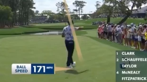 Mics Caught Rickie Fowler Yelling at Unruly Fan After Hitting Tee Shot at Players Championship