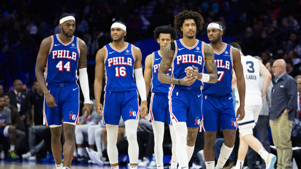 The Sixers elevated a couple of players against the Hornets.