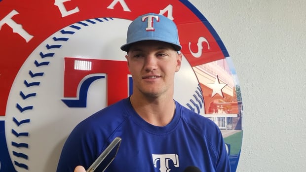 Texas Rangers third baseman Josh Jung went 2 for 4 as a designated hitter in a minor league 'B' game on Monday, his first spring action since straining his left calf on Feb. 16.